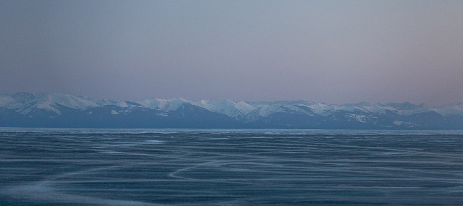 Winter tour. Baikal lake