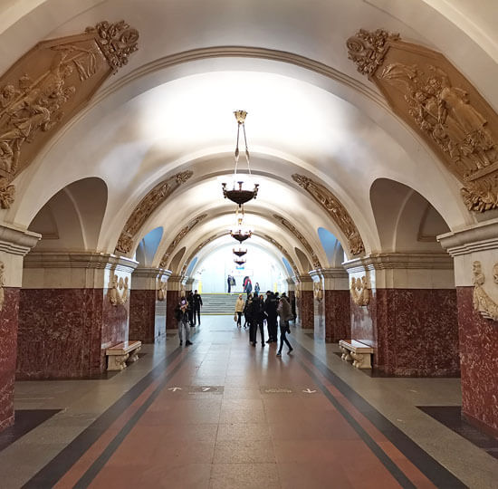 Moscow subway.